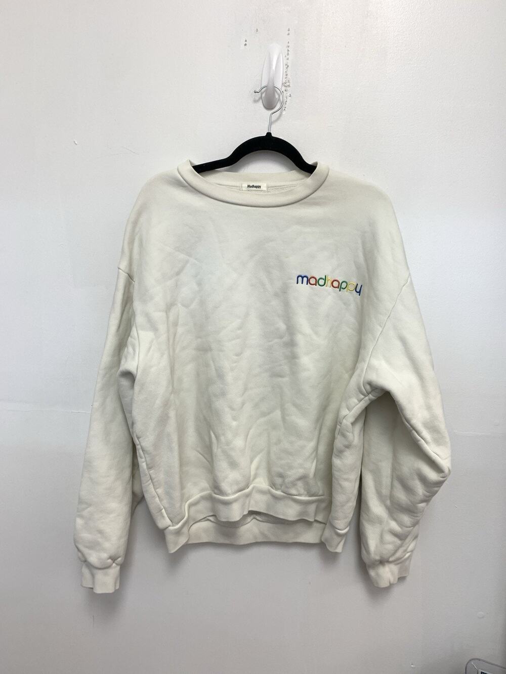 Madhappy Women's Crewneck Sweatshirt M Van Collab Pullover Contemporary